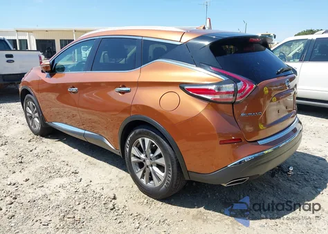 2015 Nissan Murano Sl from USA, damaged, VIN 5N1AZ2MH6FN212866